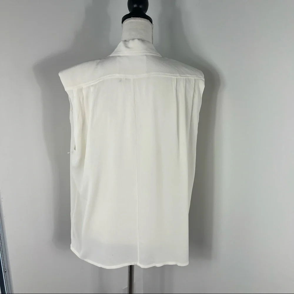 NEW Remain Birger Christensen padded shoulder tux top - Picture 4 of 7